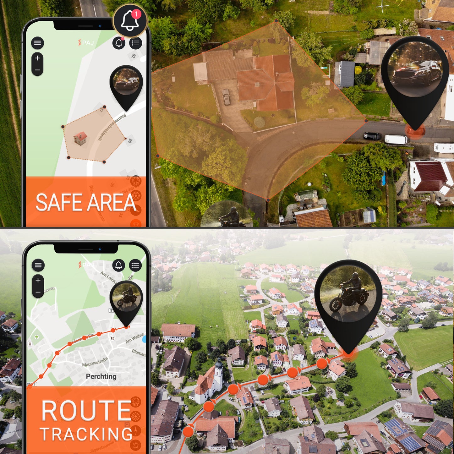 GPS Tracker PAJ Allround Finder – Live-Ortung für Fahrzeuge, 20 Tage Akkulaufzeit