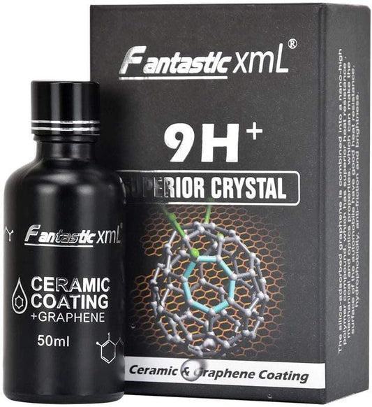 9H+ Ceramic Coating – High-gloss nano coating for car paint, 50 ml