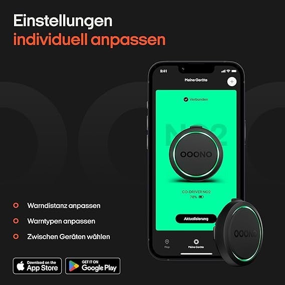 OOONO CO-Driver NO2 2024 – Radarwarner & Gefahrenmelder für Autofahrer