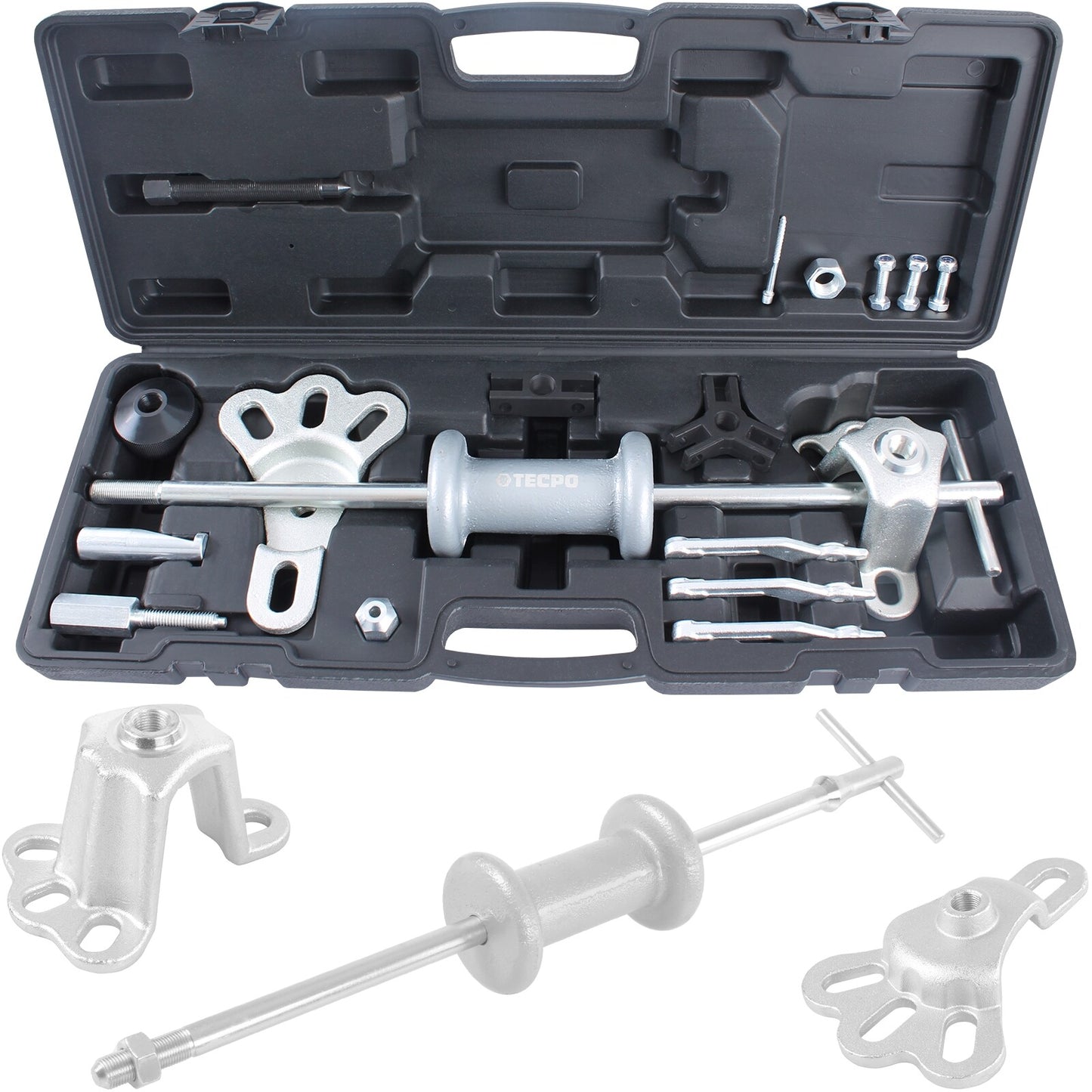 Universal Gleithammer Abzieher Set – 4-5 Loch Radnaben & Lager Ausdrücker
