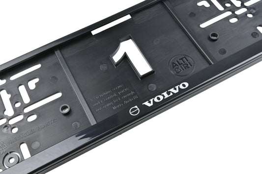 2 x Volvo license plate holders - sporty design