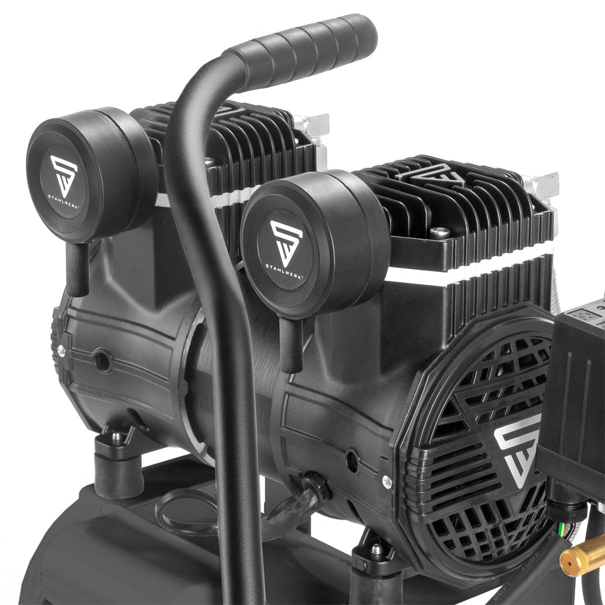 STAHLWERK Kompressor – 10 bar, 2,1 PS, 1,6 kW, 210 l/min Druckluftkompressor