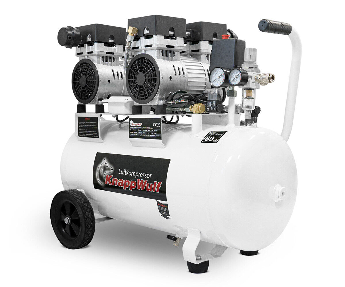KnappWulf Flüsterkompressor KW2050 – 50L, leise & leistungsstark