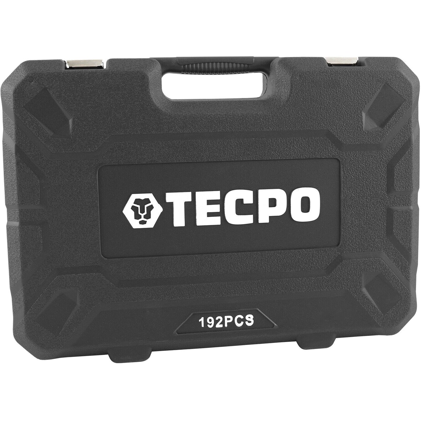 TECPO Steckschlüssel Satz 192-tlg – 1/4", 3/8", 1/2" Ratschenset mit Knarren & Nüssen