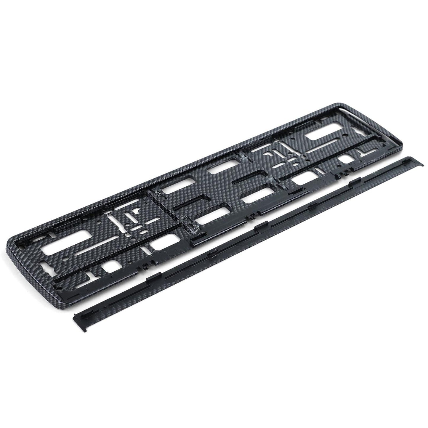 2x Premium Kennzeichenhalter Carbon Optik – robuste Nummernschild Halterung
