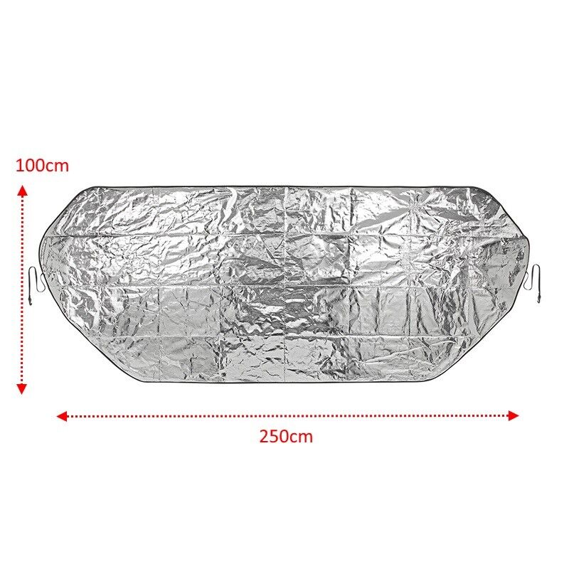 Frontscheibenabdeckung XL 100×250 – Sonnenschutz für Wohnmobil & Van