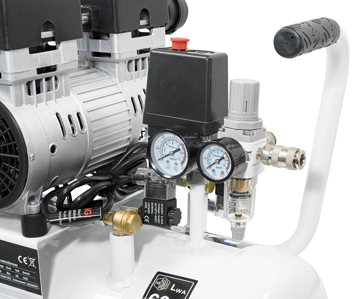 KnappWulf Flüsterkompressor KW2050 – 50L, leise & leistungsstark