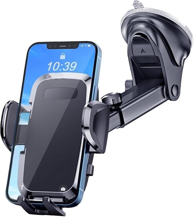 Handyhalterung Auto mit Saugnapf – 360° Halter fürs Armaturenbrett & Scheibe