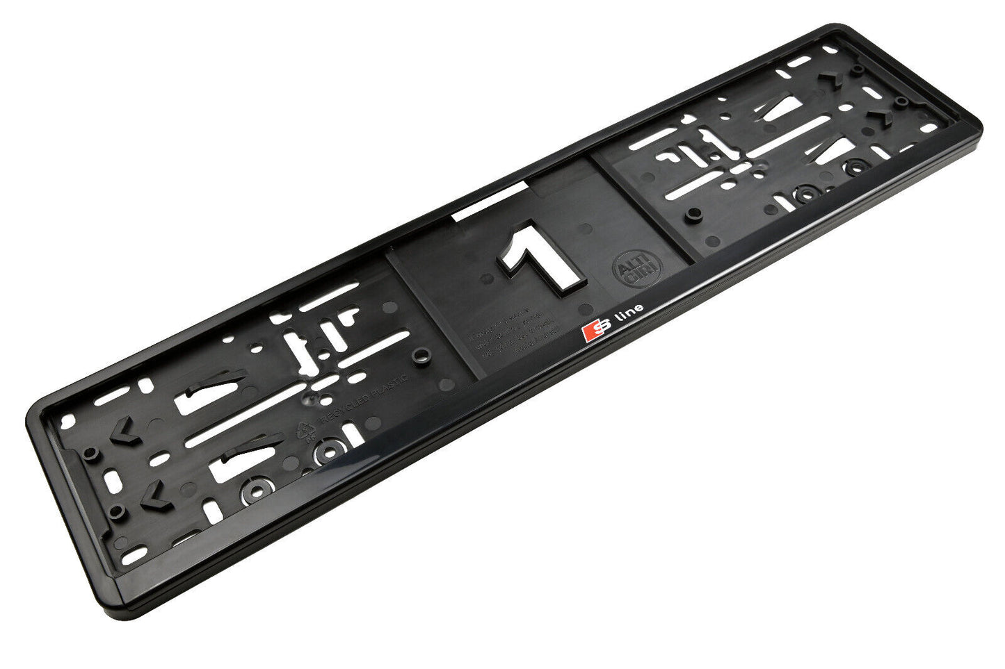 2 x Audi S-Line Kennzeichenhalter - Sportliches Design