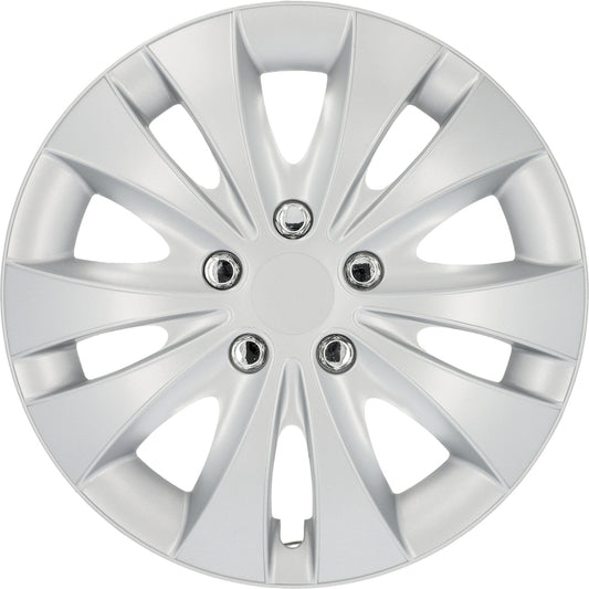 CARTREND wheel cover Storm 15" silver – 4x car hubcaps set