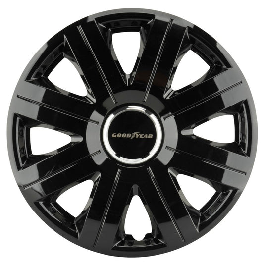 GOODYEAR wheel cover Flexo 13" black – 4x car hubcaps set