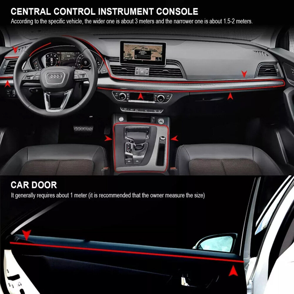 Auto LED Ambientebeleuchtung 6M – RGB Lichtleiste mit App & Sound-Modus