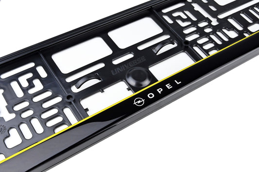 2 x OPEL license plate holders - sporty design