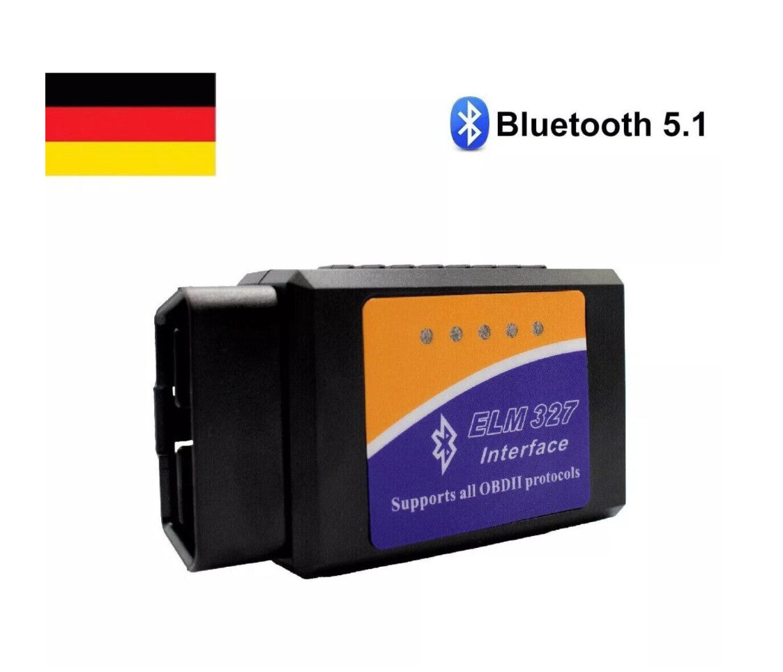 OBD2 Bluetooth Diagnosegerät ELM327 – Fehlerausleser für Android & iOS Apps