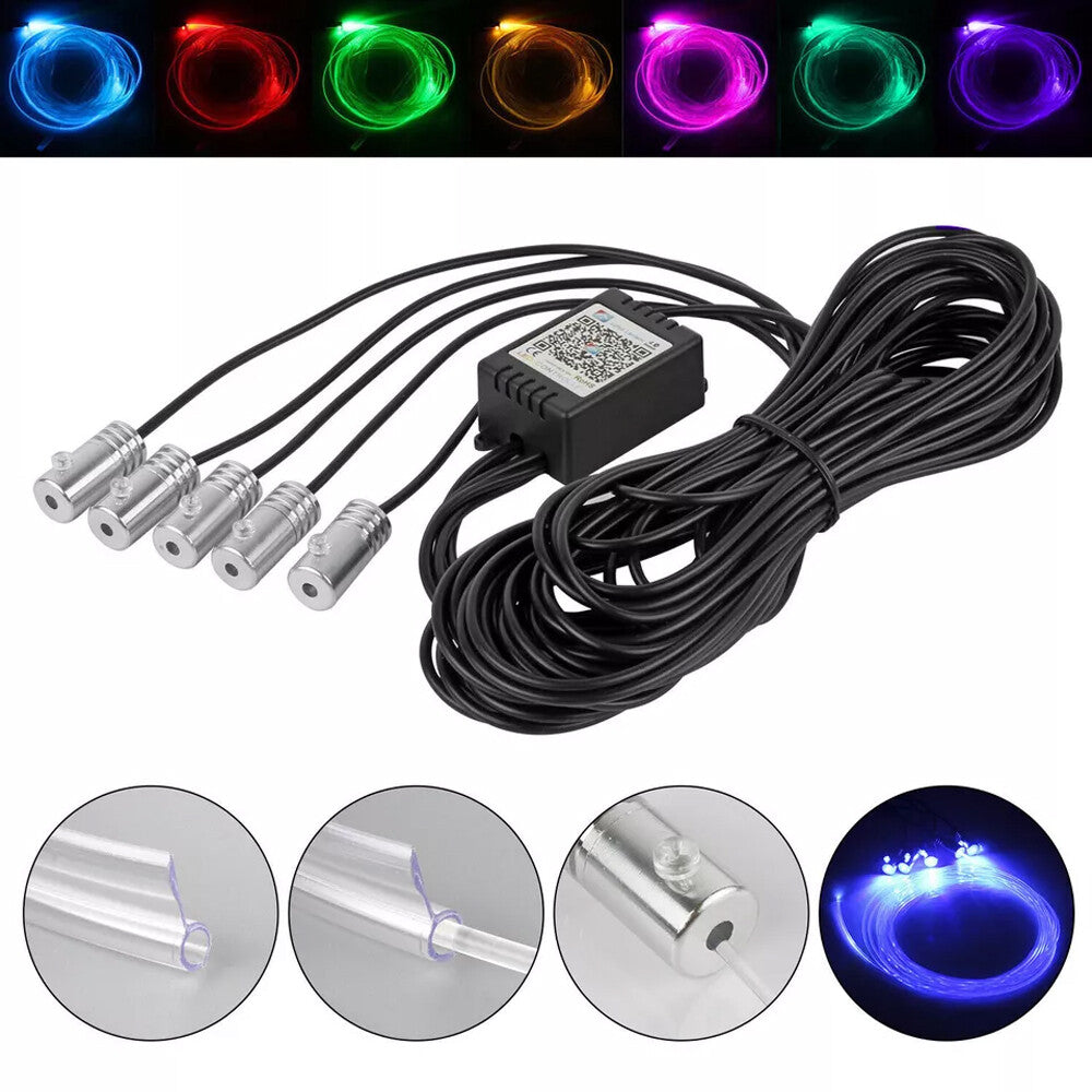 Auto LED Ambientebeleuchtung 6M – RGB Lichtleiste mit App & Sound-Modus