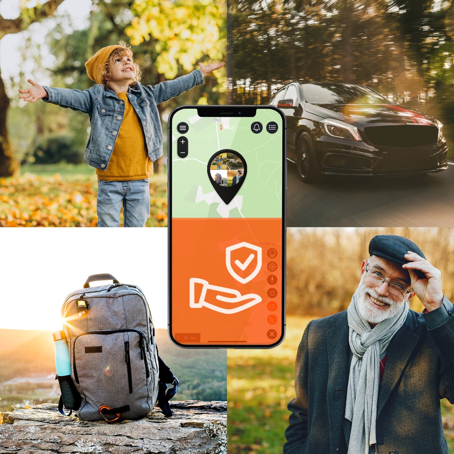 GPS Tracker PAJ Allround Finder – Live-Ortung für Fahrzeuge, 20 Tage Akkulaufzeit