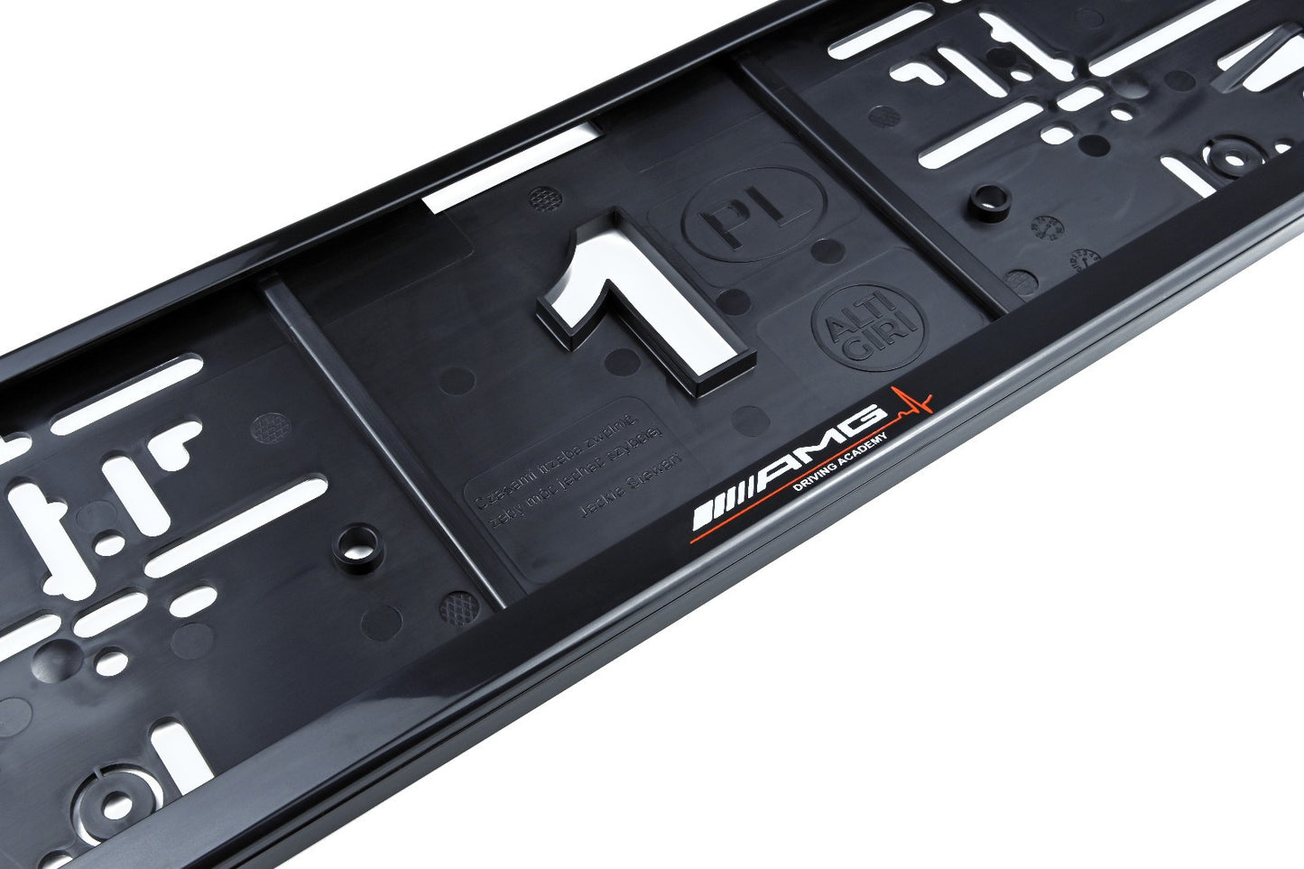 2 x AMG (Driving Academy) Kennzeichenhalter - Sportliches Design