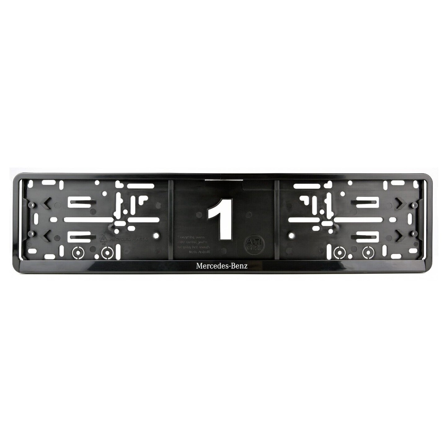 2 x Mercedes-Benz Kennzeichenhalter - Sportliches Design
