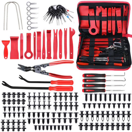 158-piece car trim removal tool set – door clip & interior disassembly tools