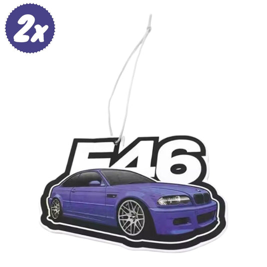 BMW E46 car air freshener – set of 2 “Black Ice” scent