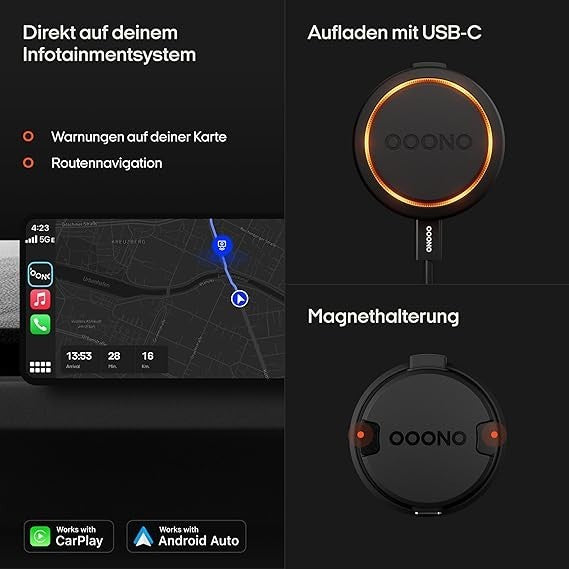 OOONO CO-Driver NO2 2024 – Radarwarner & Gefahrenmelder für Autofahrer