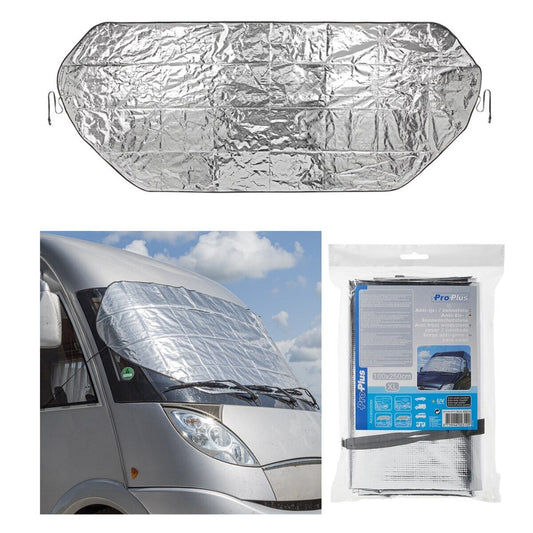Windscreen cover XL 100×250 – sun protection for motorhomes and vans