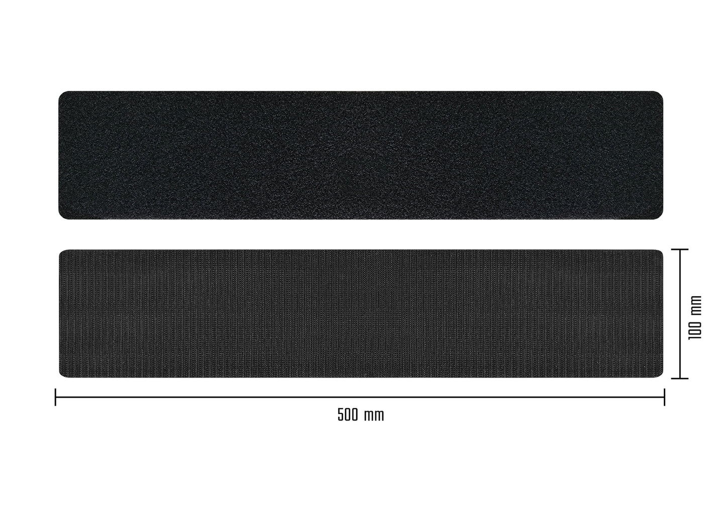 2x Klett Kennzeichenhalter – Rahmenlos, Kennzeichenhalterung ohne Bohren, 52x11 cm