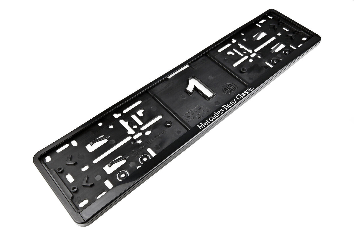 2 x Mercedes-Benz Classic Kennzeichenhalter - Elegantes Design