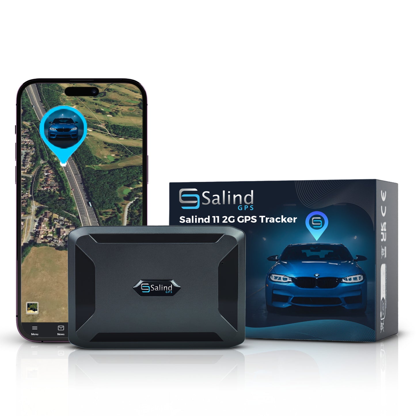 Salind 11 GPS Tracker – Live Ortung mit App & Magnet, 40 Tage Akkulaufzeit