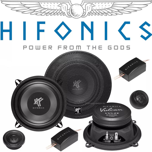 Hifonics VX5.2E – 13cm 2-Wege Komponenten-Lautsprecher Set, 160W