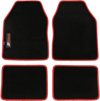PETEX Autoteppich „Carbon“ – Universal Fußmatten Set, 4-teilig, in 9 Farben