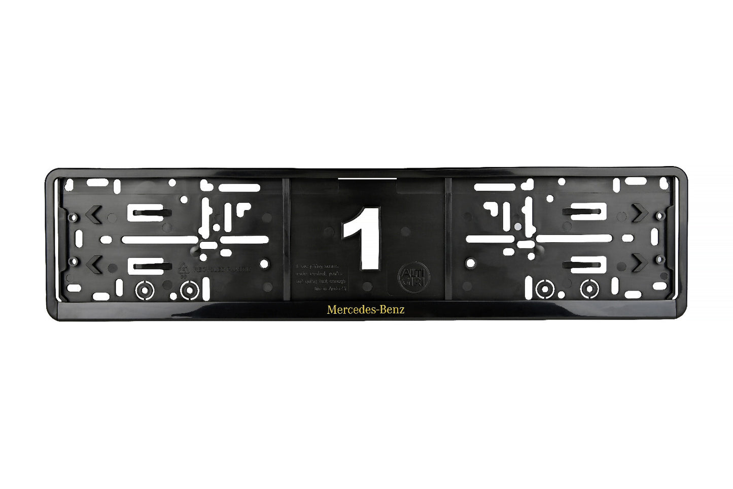 2x Mercedes-Benz Kennzeichenhalter – Sportliches Design, Kostenloser Versand