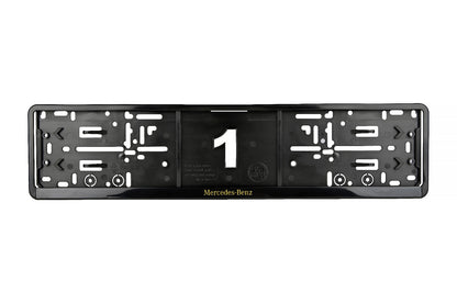 2x Mercedes-Benz Kennzeichenhalter – Sportliches Design, Kostenloser Versand