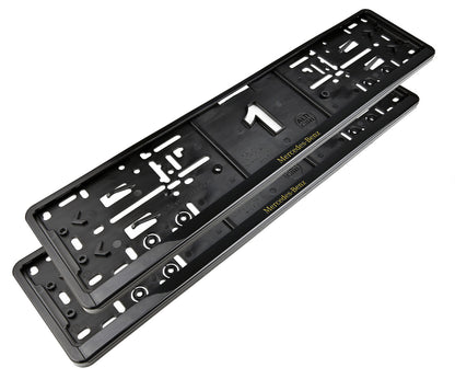 2x Mercedes-Benz Kennzeichenhalter – Sportliches Design, Kostenloser Versand