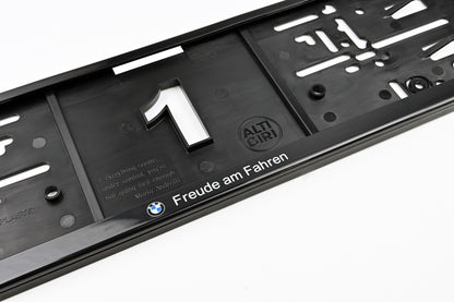 2 x BMW(Freude am Fahren) Kennzeichenhalter - Sportliches Design