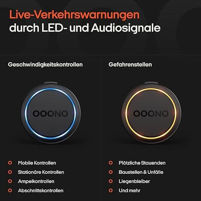 OOONO CO-Driver NO2 2024 – Radarwarner & Gefahrenmelder für Autofahrer