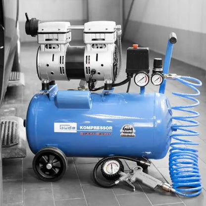 Güde Druckluft Flüsterkompressor Airpower 150/8/24 – 8bar, 24L, ölfrei, 0,75kW