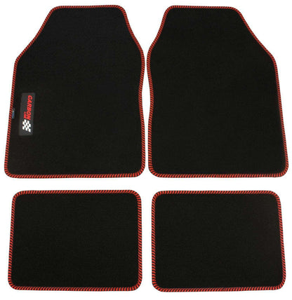 PETEX Autoteppich „Carbon“ – Universal Fußmatten Set, 4-teilig, in 9 Farben