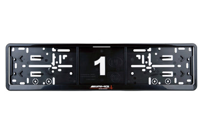2 x AMG (Driving Academy) Kennzeichenhalter - Sportliches Design