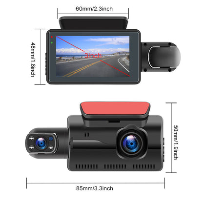 Autokamera Dual Lens mit G-Sensor & Nachtsicht – 1080P HD Dashcam für KFZ
