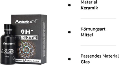 9H+ Keramikversiegelung – Hochglanz Nano-Beschichtung für Auto-Lack, 50 ml