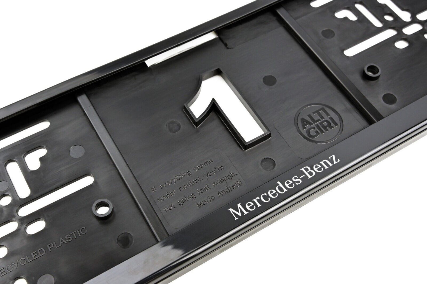 2 x Mercedes-Benz Kennzeichenhalter - Sportliches Design