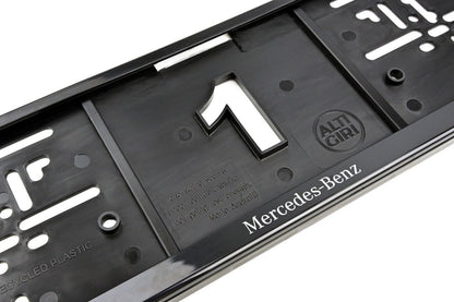 2 x Mercedes-Benz Kennzeichenhalter - Sportliches Design