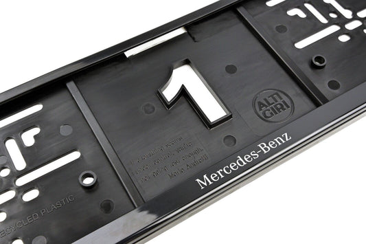 2 x Mercedes-Benz Kennzeichenhalter - Sportliches Design