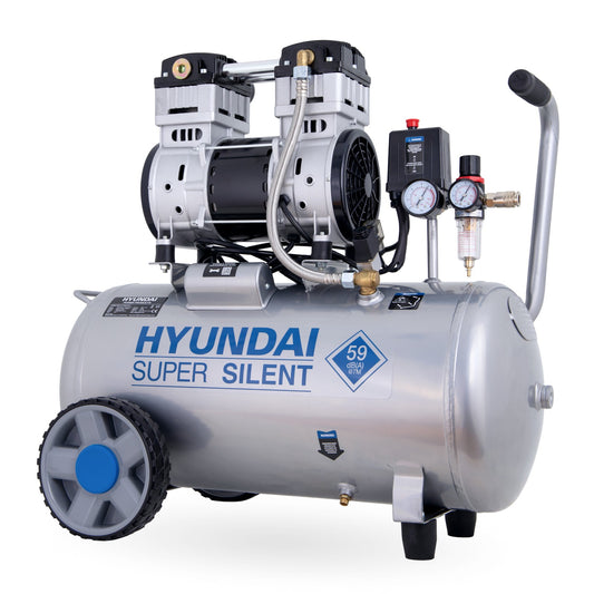 HYUNDAI Silent Kompressor SAC55753 – 50L, 59dB, kompakt & leistungsstark