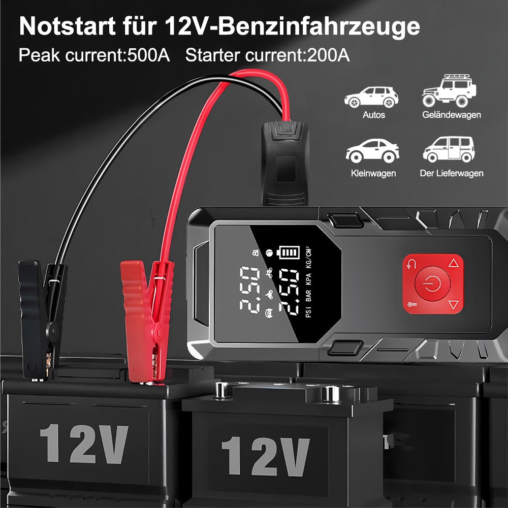 Starthilfegerät 99800mAh 12V mit kompressor