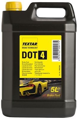 TEXTAR Bremsflüssigkeit DOT 4 – 5L Kanister Brake Fluid