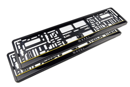 2 x uchwyty na tablice rejestracyjne OPEL - sportowy design