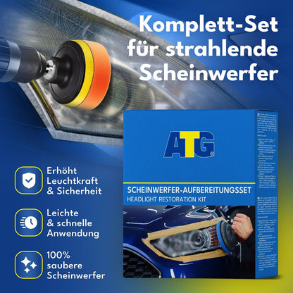 ATG Scheinwerfer Aufbereitung Set – Politur gegen matte Scheinwerfer