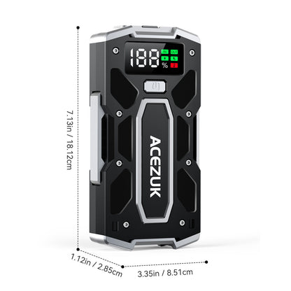 6000A Auto Starthilfe Jump Starter 12V KFZ Booster Powerbank + Tasche